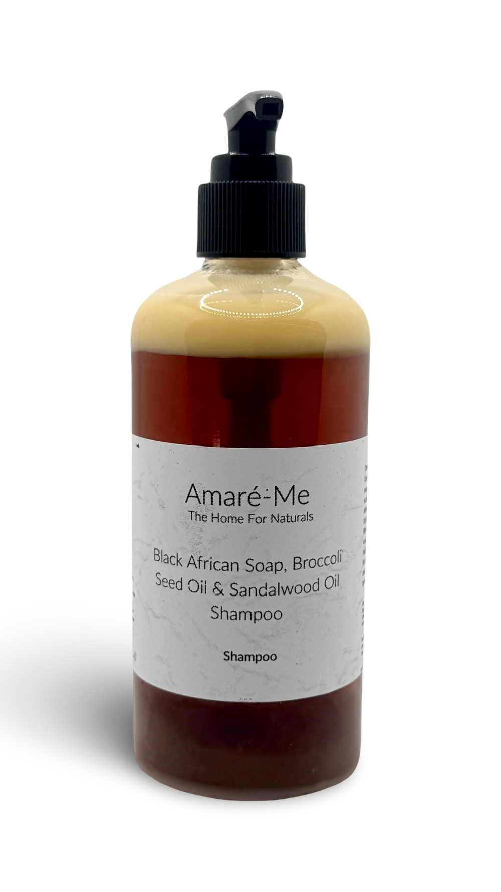 Black African Soap, Broccoli Seed Oil & Sandalwood Shampoo